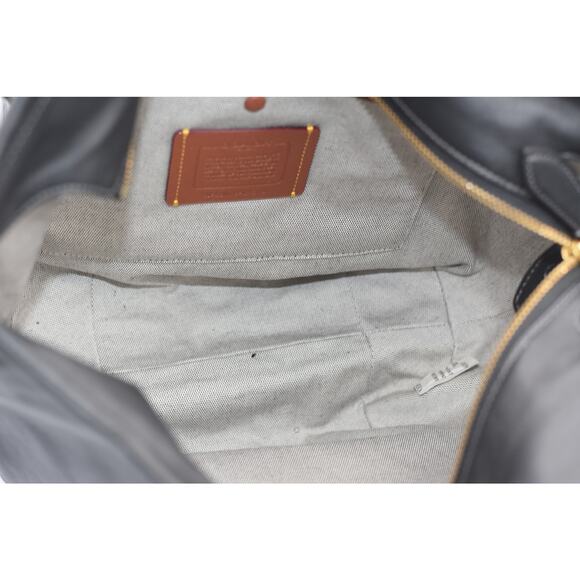 Coach Bea Tote Black Leather Top Zip Shoulder Handbag NWT - Picture 7 of 13